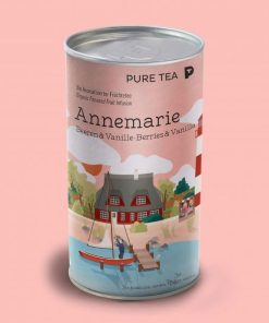 PURE TEA Annemarie Beeren & Vanille Bio Früchtetee 150g in der Teedose – Loser Tee