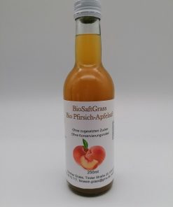 Bio-Pfirsich-Apfelsaft 0,25l BioSaftGrass
