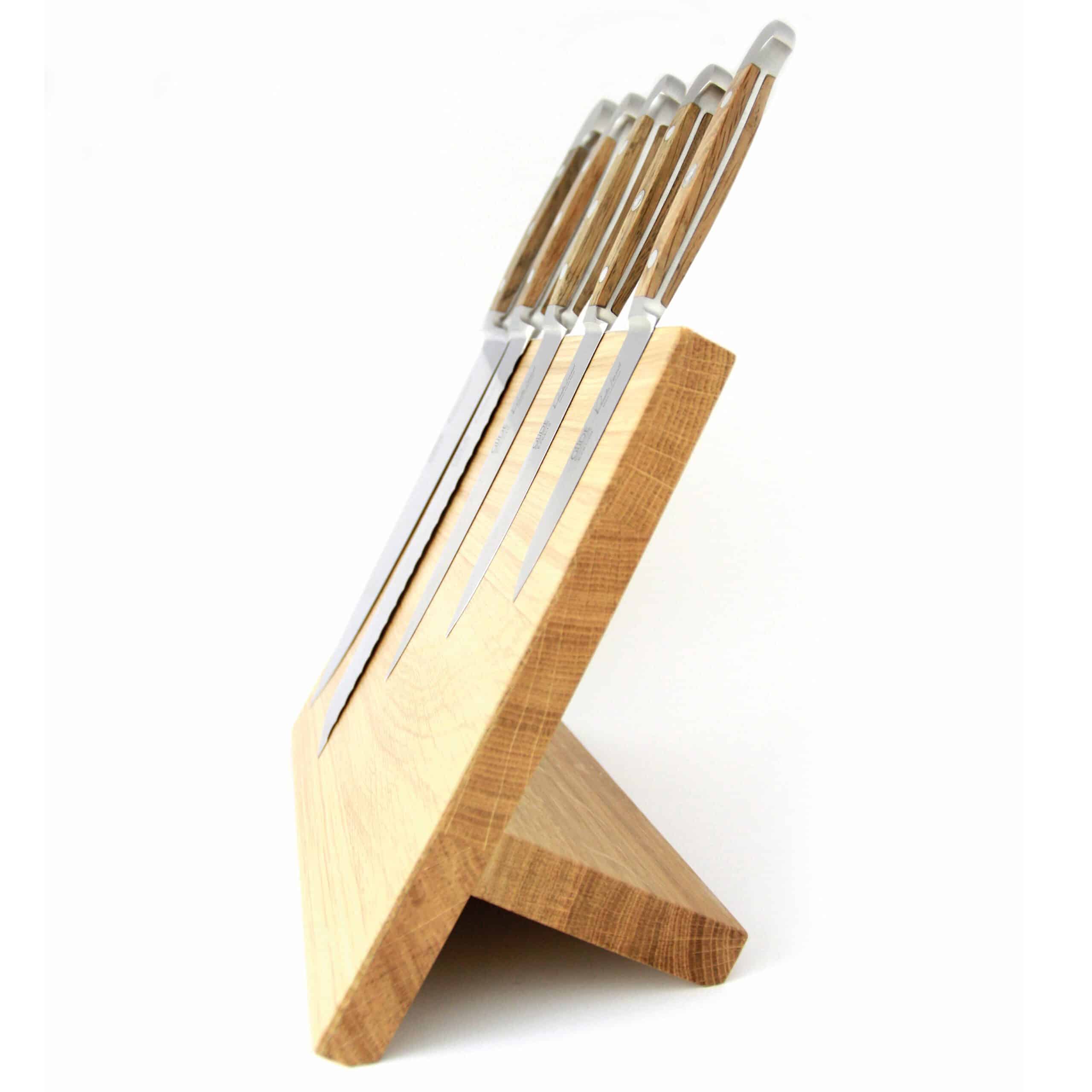 Magnetische Messertafel Güde – geölte Eiche – Nr. E380 – mit Messern Serie Alpha Fasseiche – Bild 4
