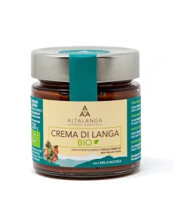 12 x 230g Crema al cioccolato al latte di Langa bio – Gluteenfree, Laktosfree, Vegan