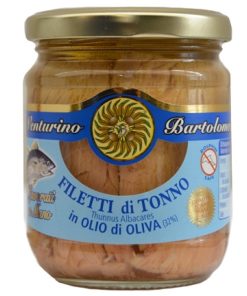 Filetti di Tonno in Olio di Oliva 185g – Venturino